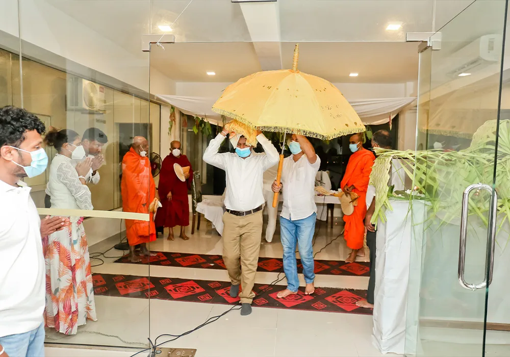 Altezza pirith chanting ceremony